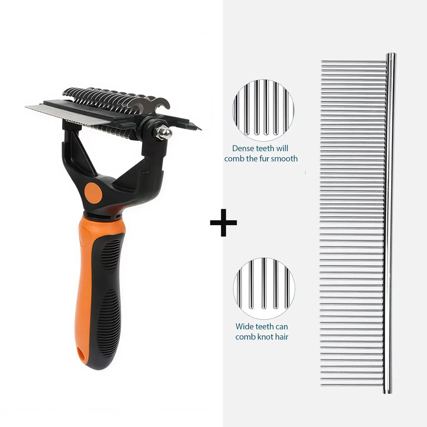 EverNest FurEase™ 3-in-1 Grooming Brush