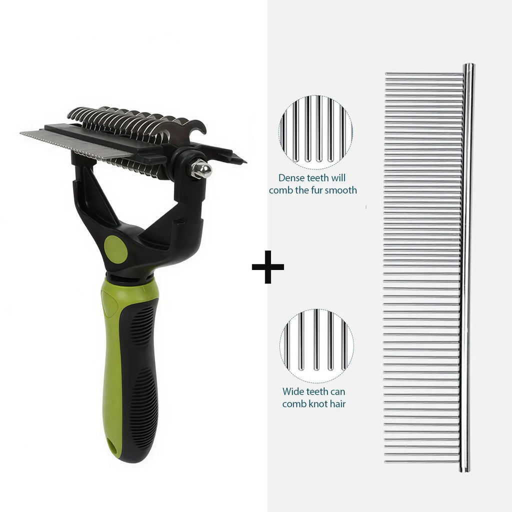 EverNest FurEase™ 3-in-1 Grooming Brush