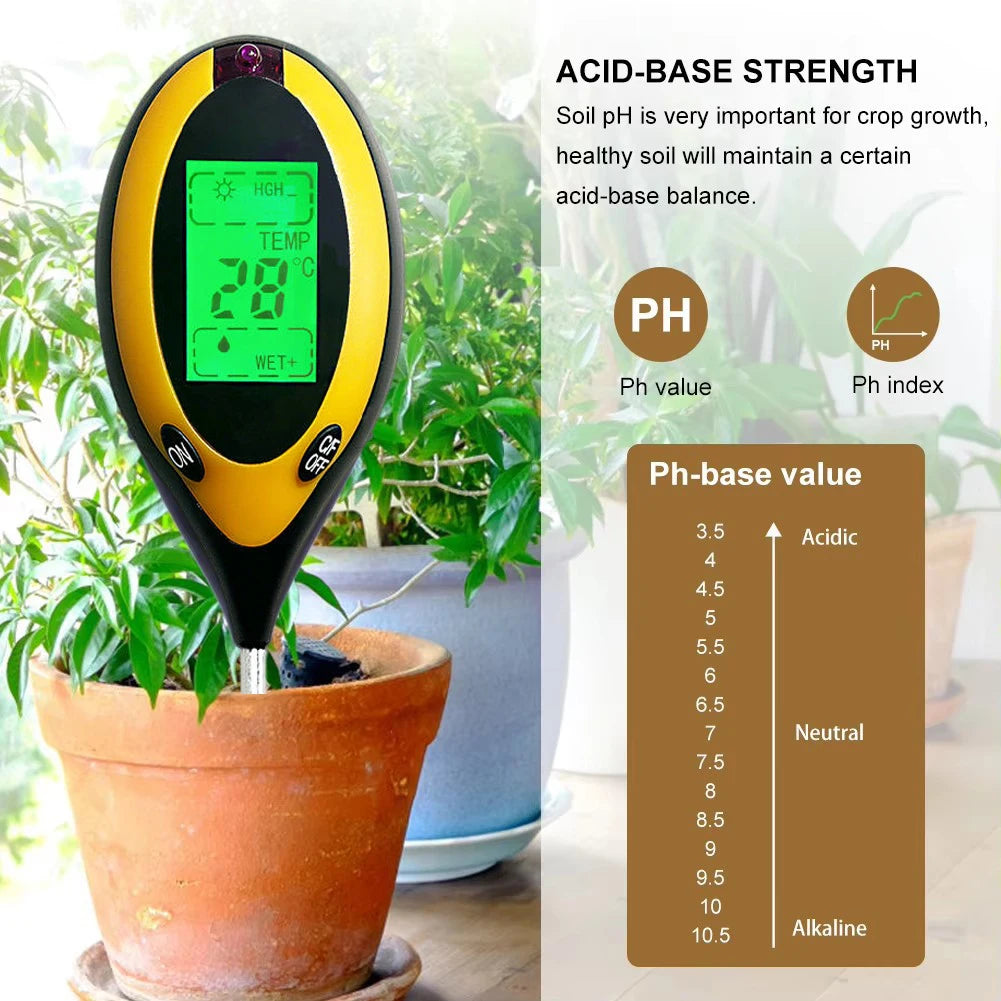 EverNest PlantSense™ 4-in-1 Soil Tester