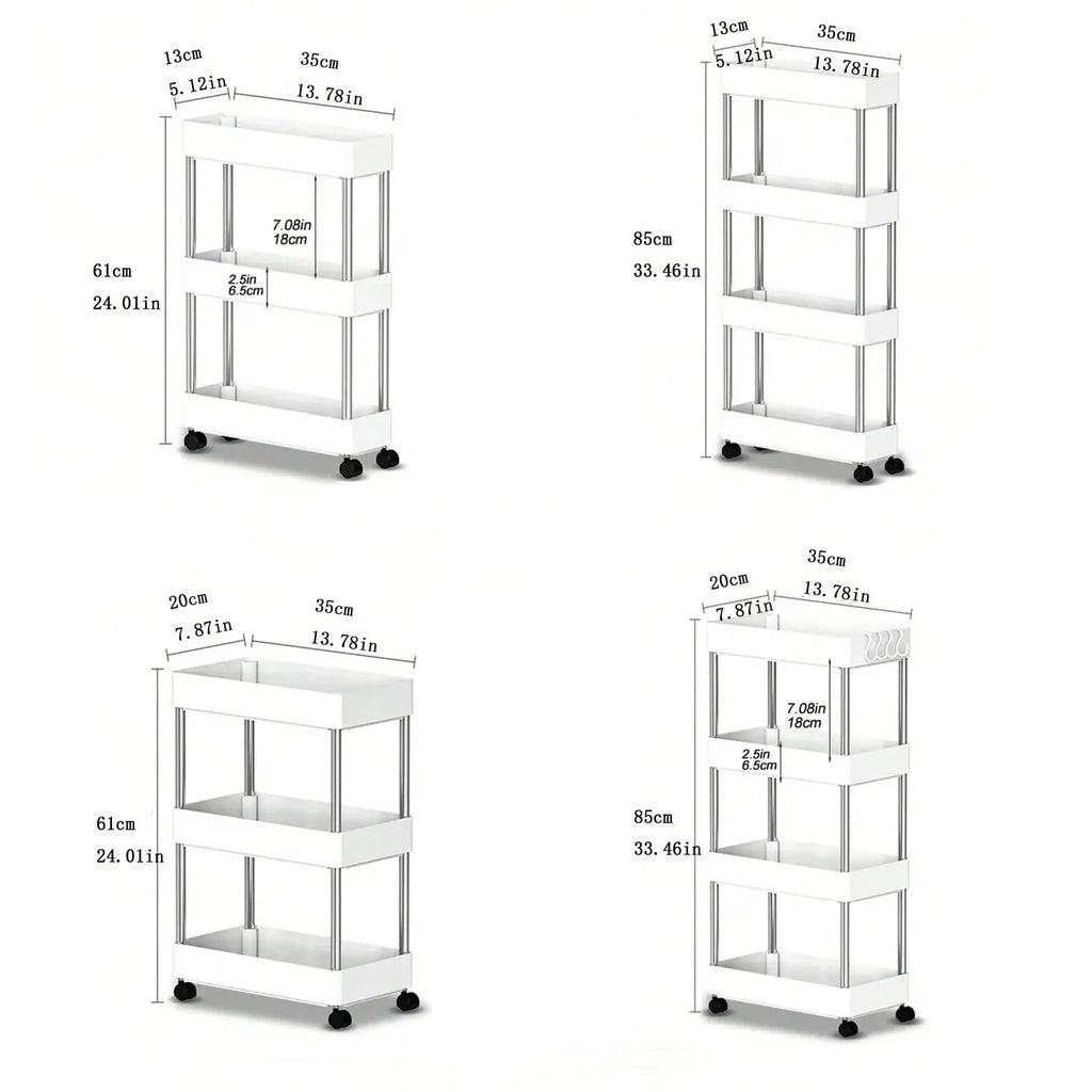 EverNest SlimSlide™ Rolling Storage Cart