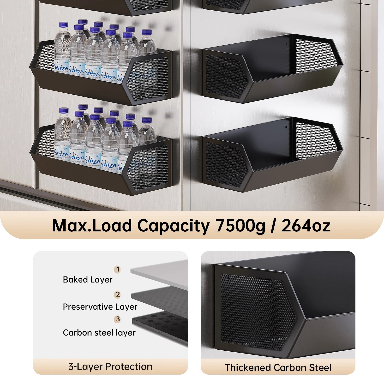 EverNest LaundryDock™ Magnetic Storage Shelf