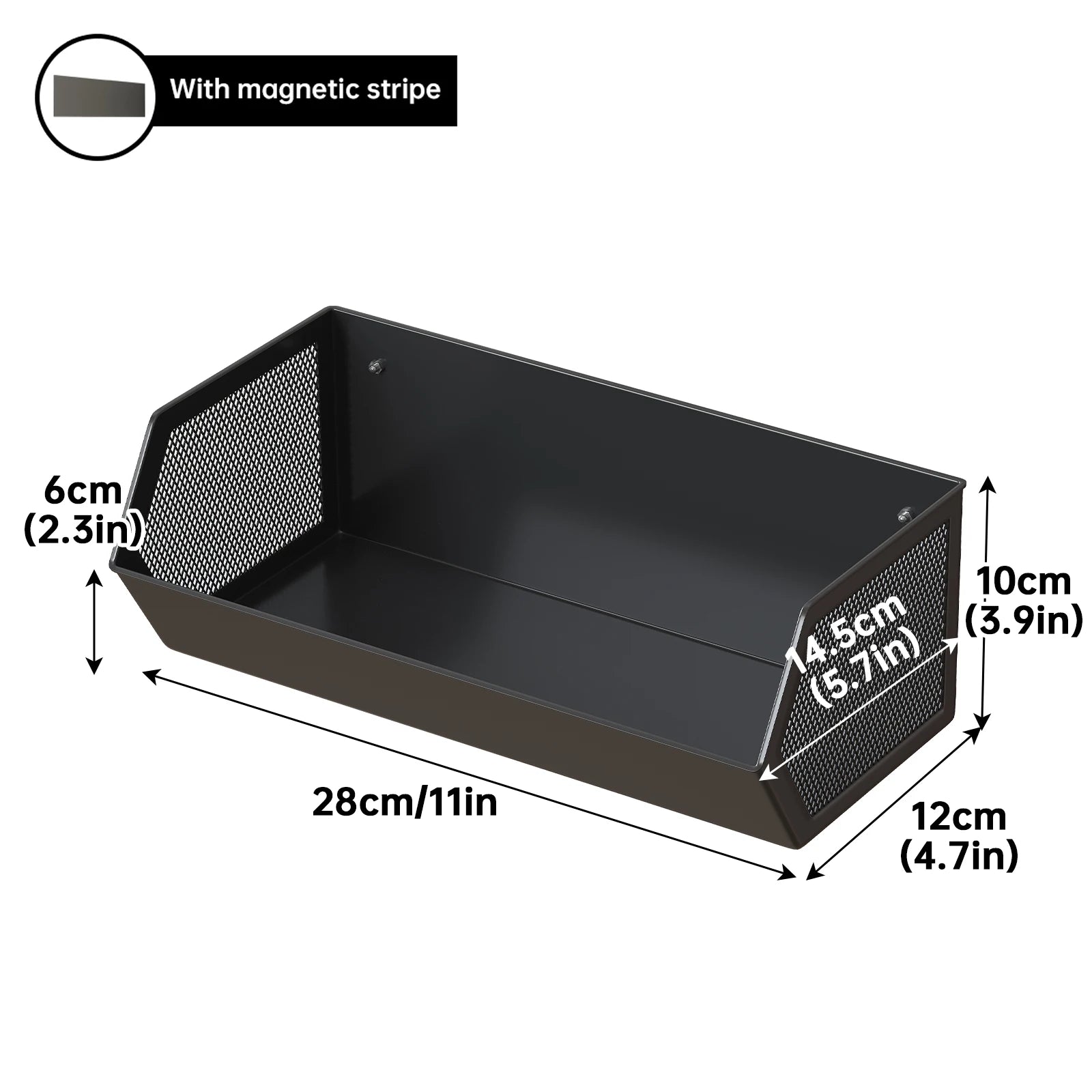 EverNest LaundryDock™ Magnetic Storage Shelf
