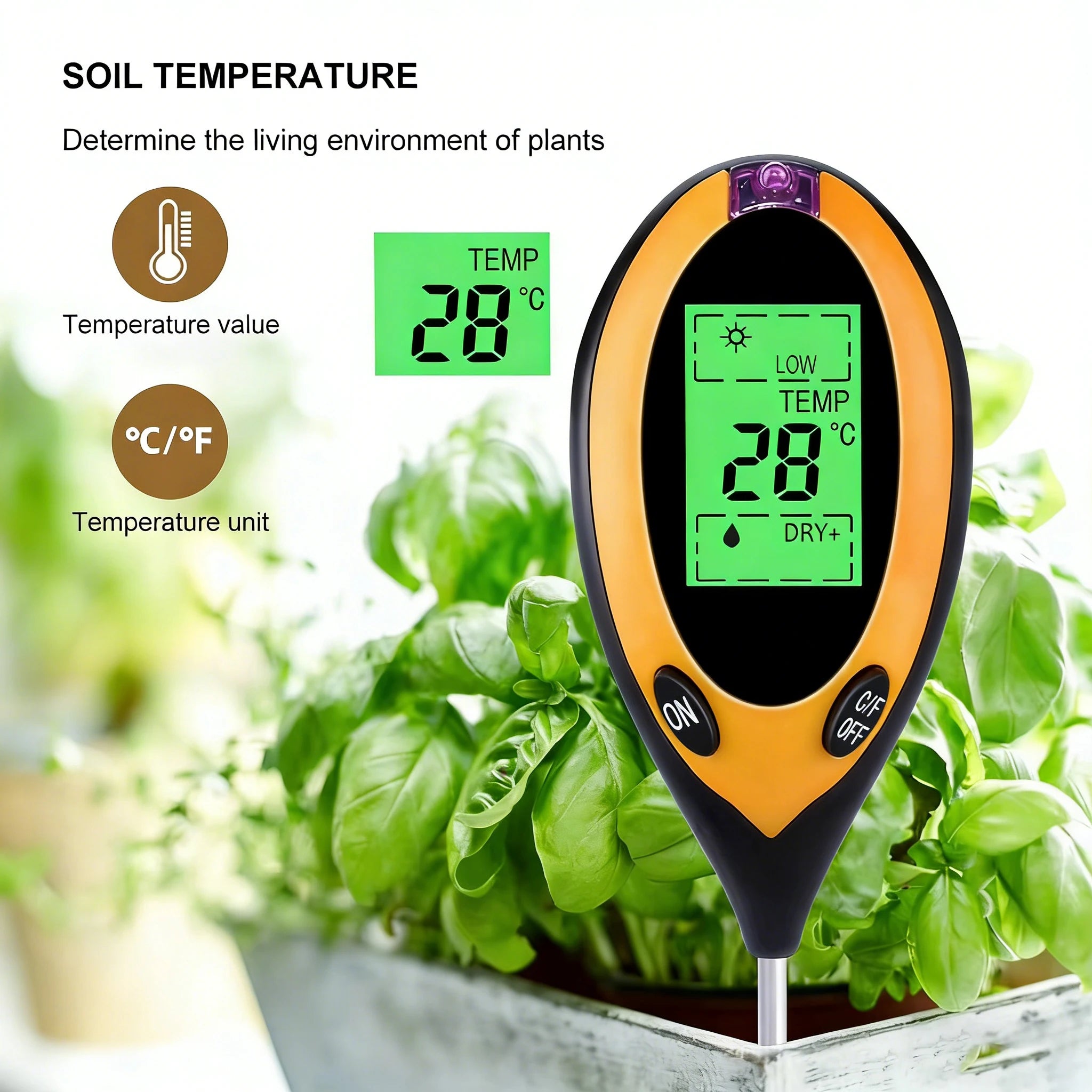 EverNest PlantSense™ 4-in-1 Soil Tester