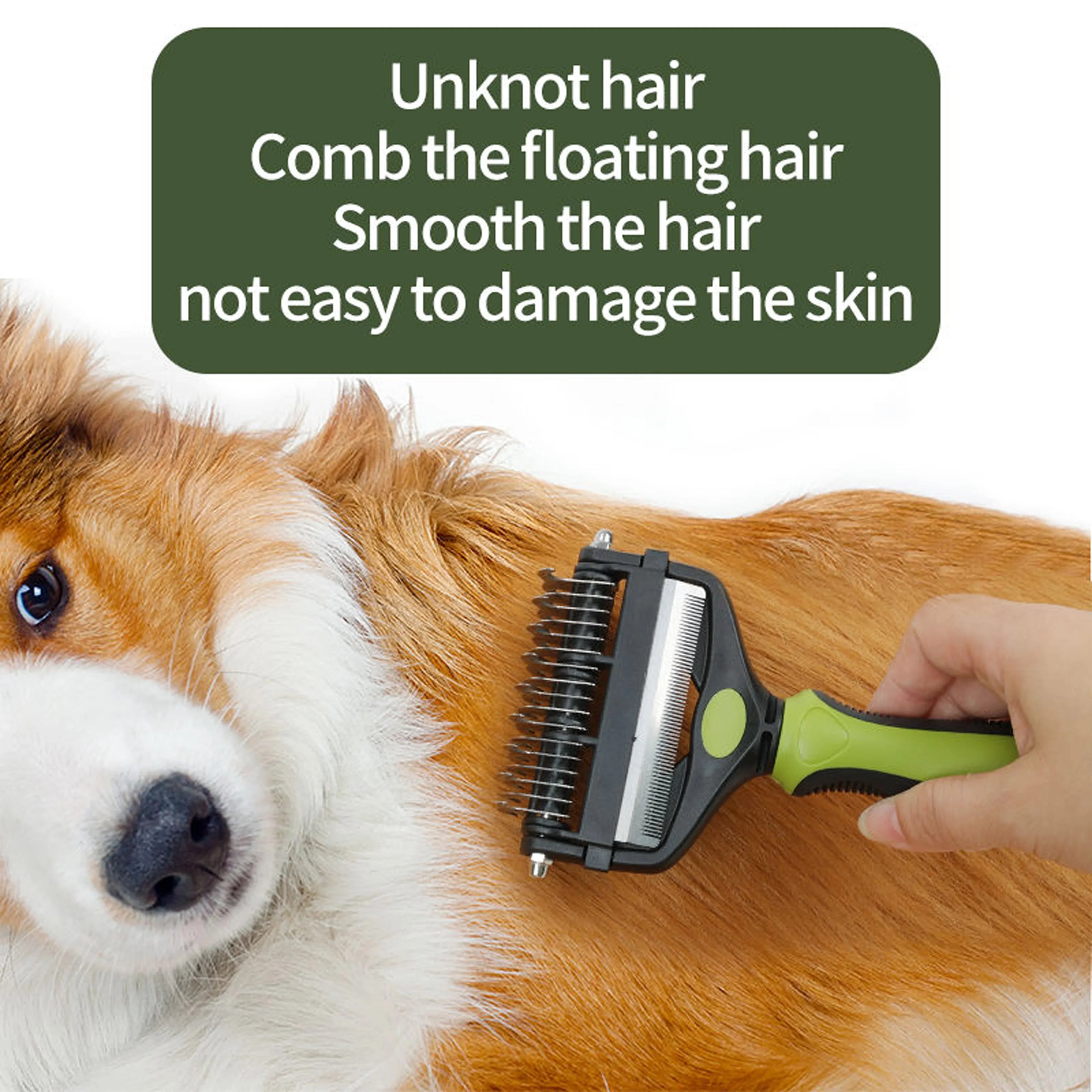 EverNest FurEase™ 3-in-1 Grooming Brush
